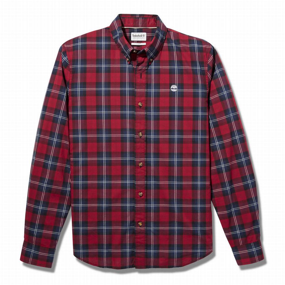Pánské Košile Timberland Eastham River Tartan Červené | TI08439-261