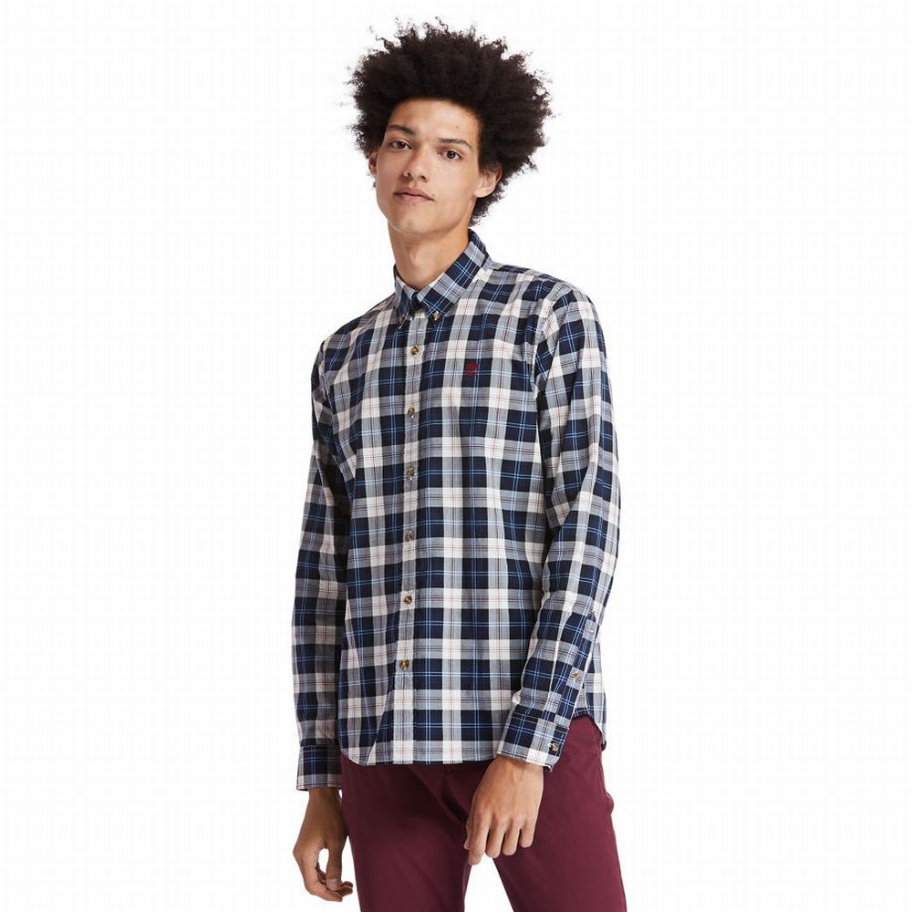 Pánské Košile Timberland Eastham River Tartan Béžový | TI09624-063