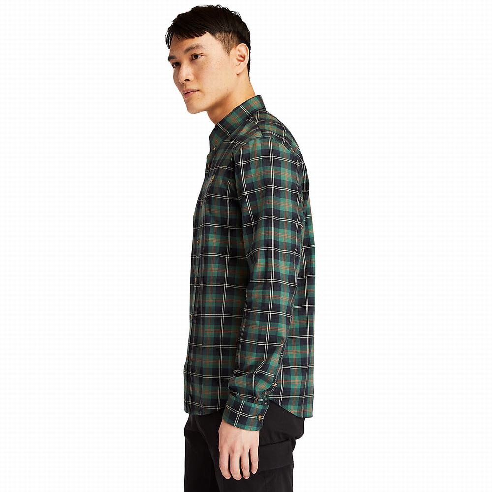 Pánské Košile Timberland Eastham River Tartan Zelene | TI10259-326