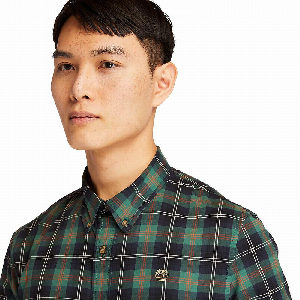 Pánské Košile Timberland Eastham River Tartan Zelene | TI10259-326