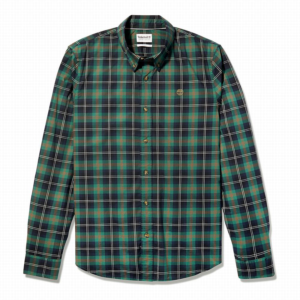 Pánské Košile Timberland Eastham River Tartan Zelene | TI10259-326