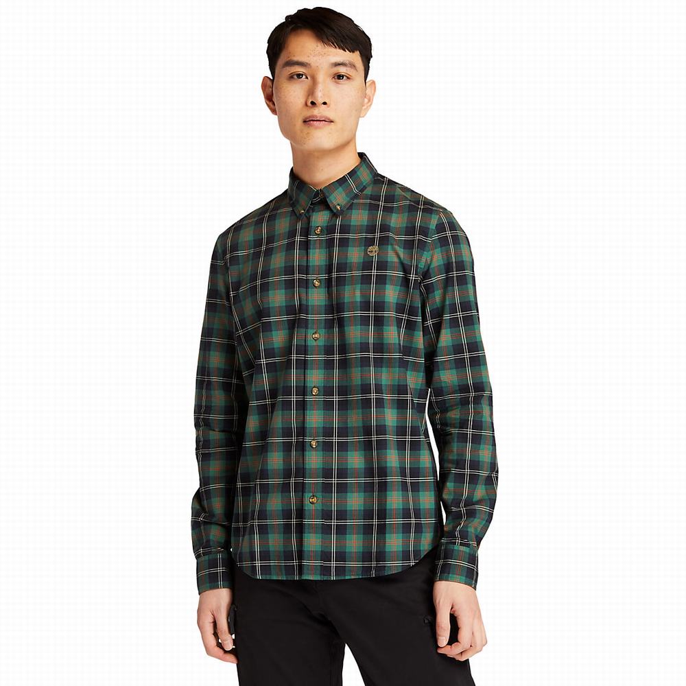 Pánské Košile Timberland Eastham River Tartan Zelene | TI10259-326