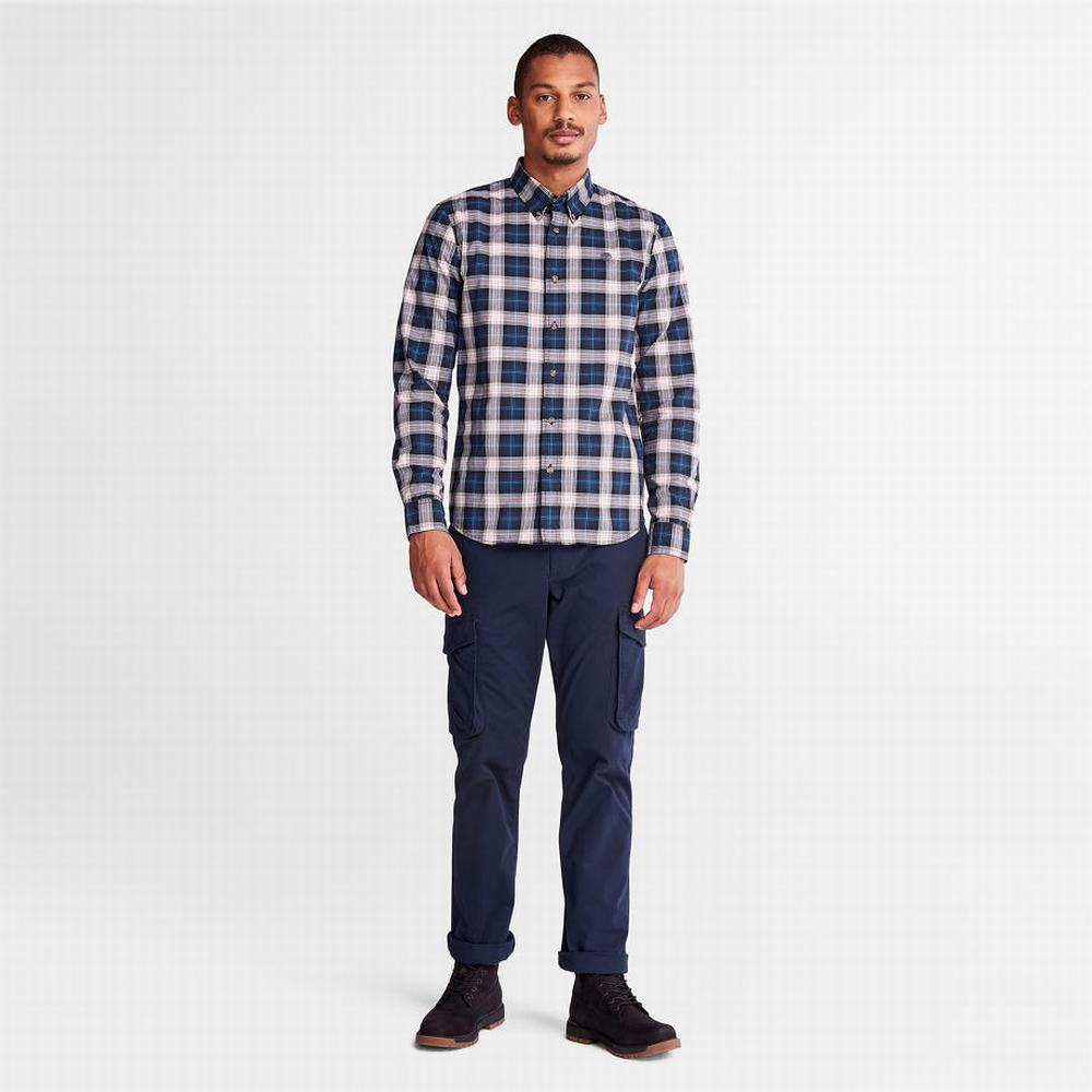 Pánské Košile Timberland Eastham River Tartan Světle Šedé | TI27946-928
