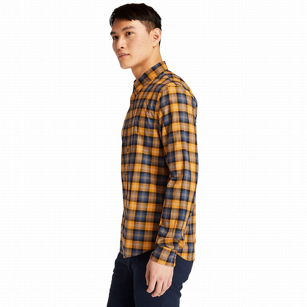 Pánské Košile Timberland Eastham River Tartan Žluté | TI89405-153