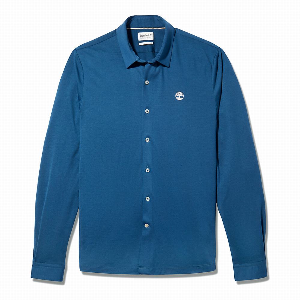 Pánské Košile Timberland Eco-ready Blankyt | TI65032-627