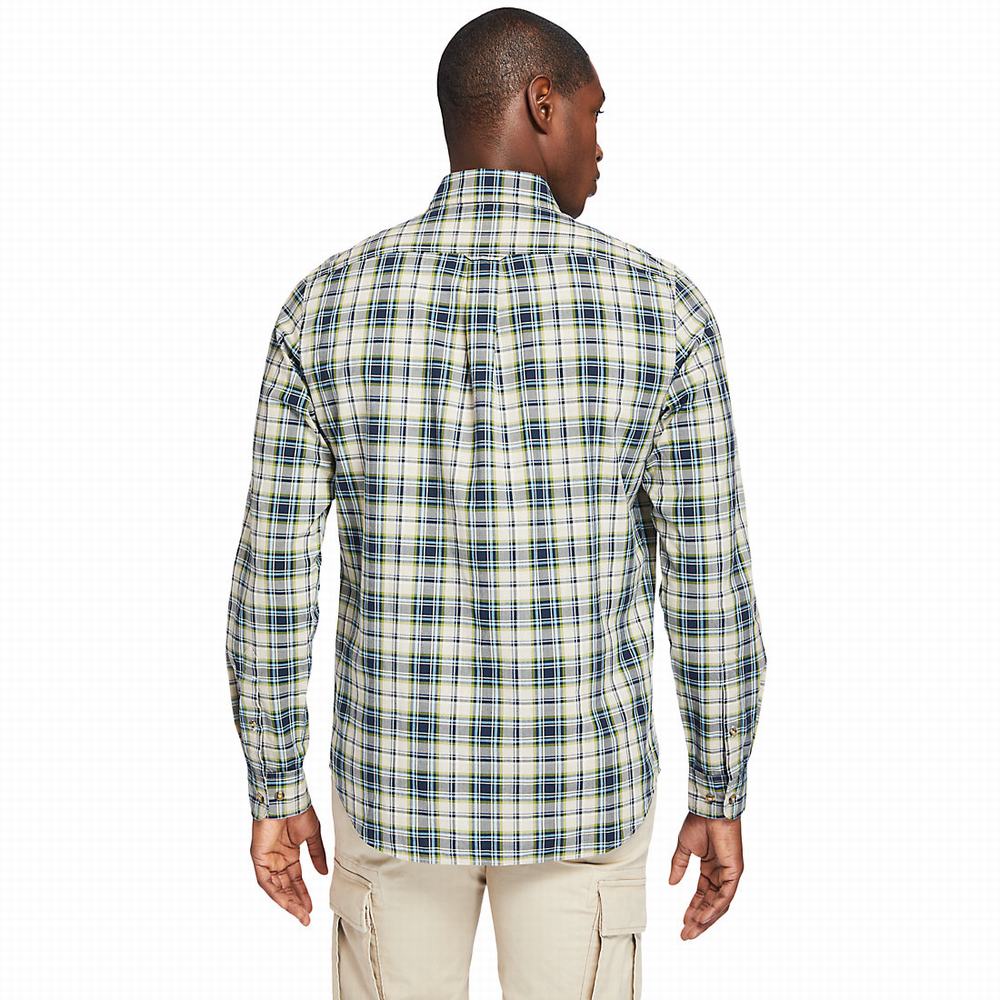 Pánské Košile Timberland Essential Check Béžový | TI46592-234