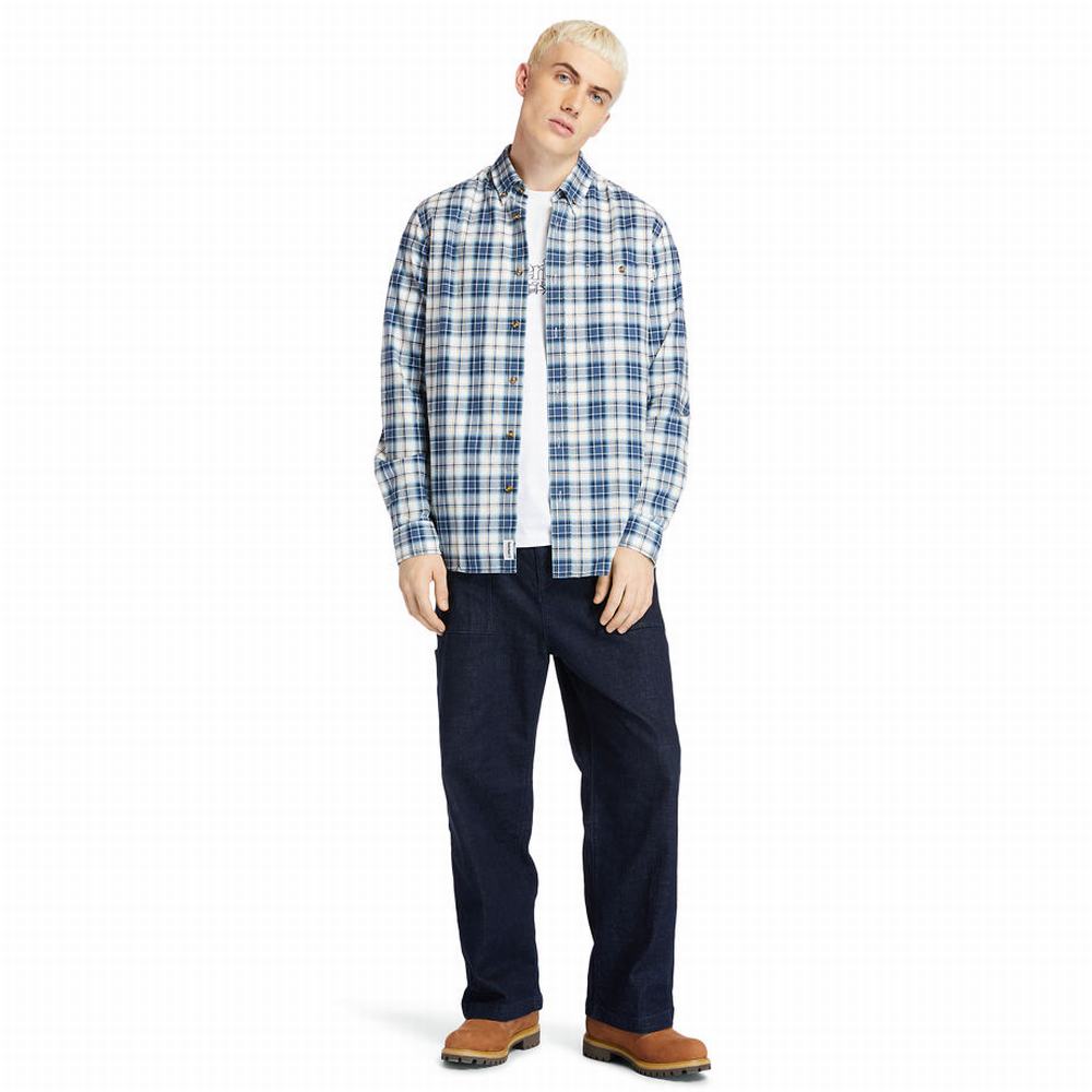 Pánské Košile Timberland Essential Check Blankyt | TI82315-723