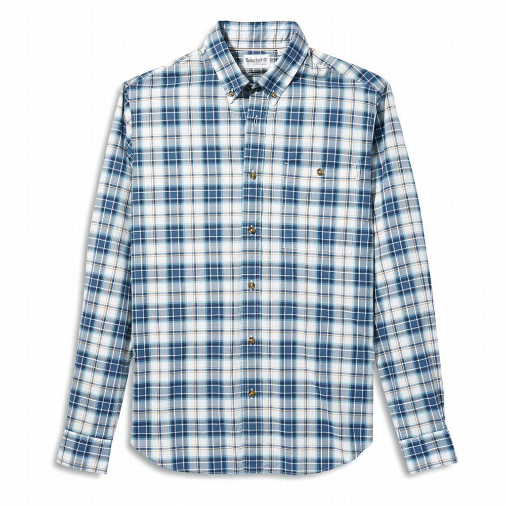 Pánské Košile Timberland Essential Check Blankyt | TI82315-723