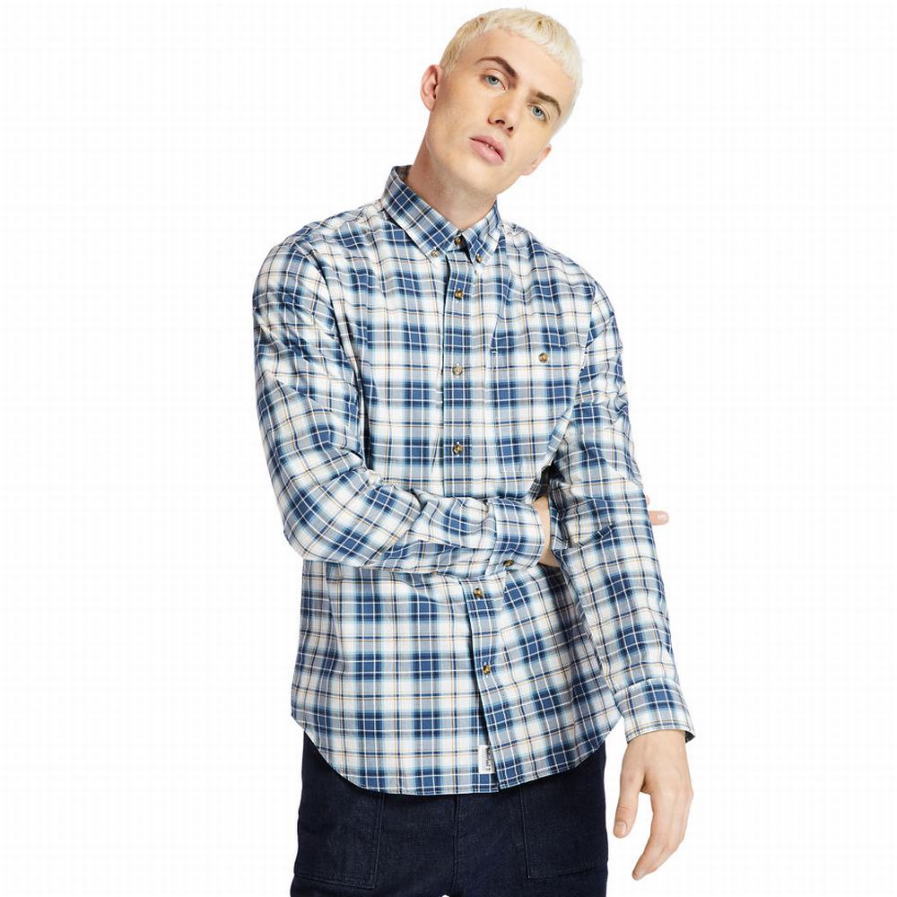 Pánské Košile Timberland Essential Check Blankyt | TI82315-723