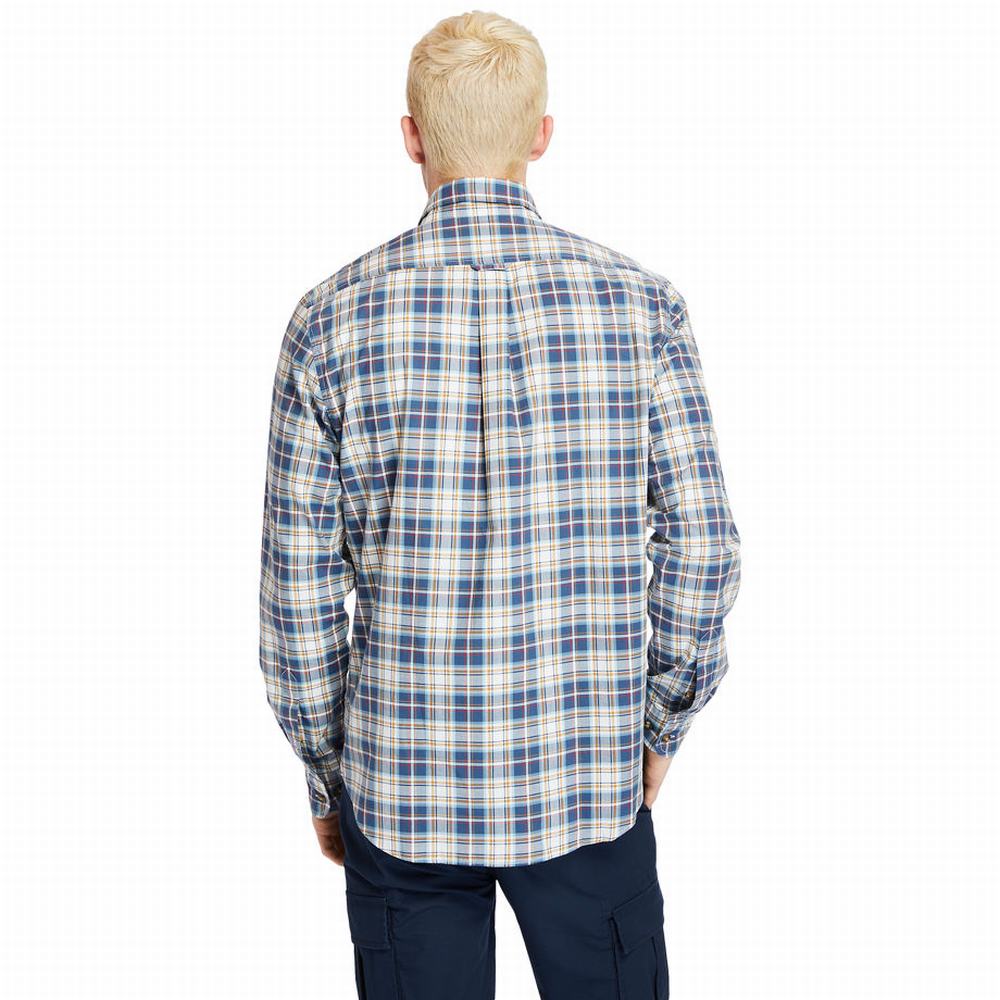 Pánské Košile Timberland Essential Check Blankyt Žluté | TI91230-512