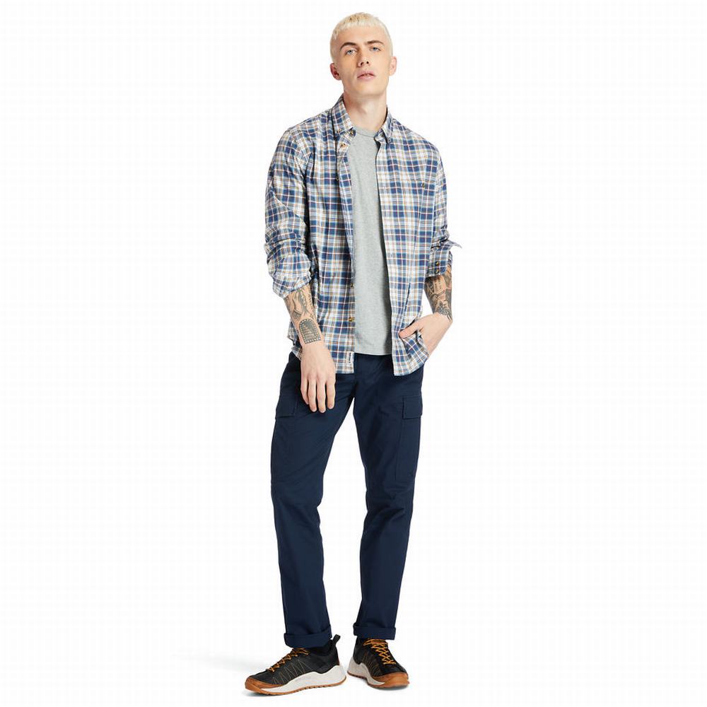 Pánské Košile Timberland Essential Check Blankyt Žluté | TI91230-512