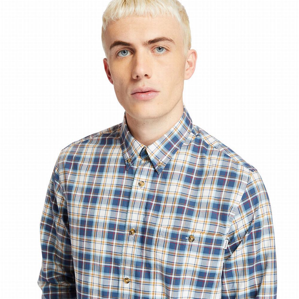 Pánské Košile Timberland Essential Check Blankyt Žluté | TI91230-512