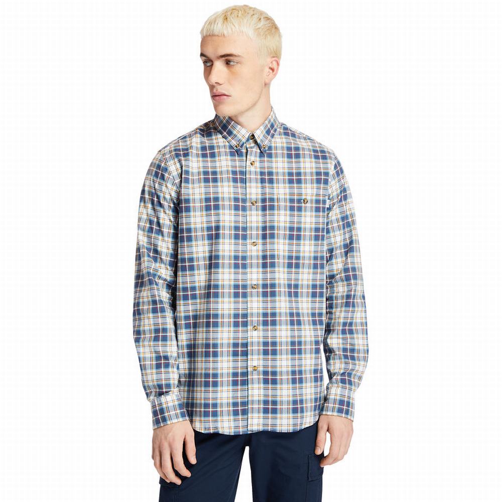 Pánské Košile Timberland Essential Check Blankyt Žluté | TI91230-512