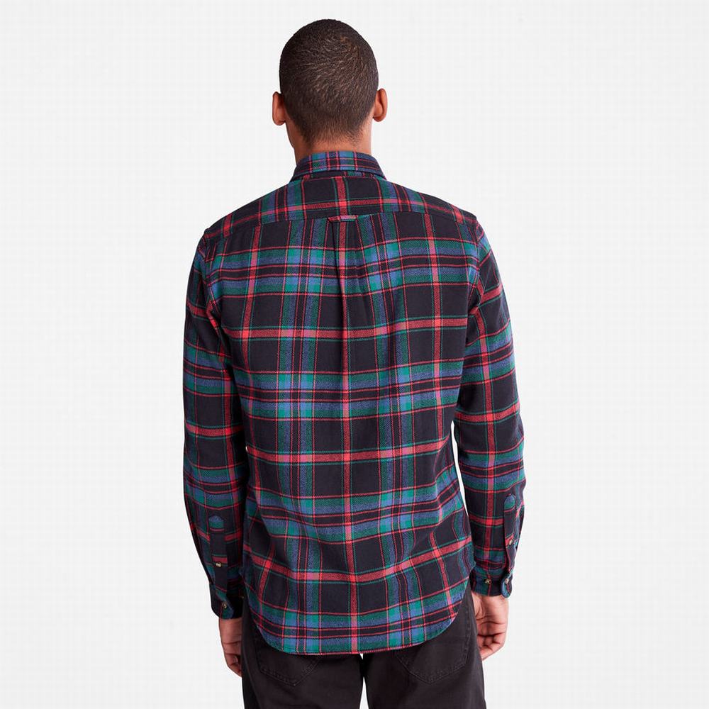 Pánské Košile Timberland Heavy Flannel Check Červené | TI64210-618