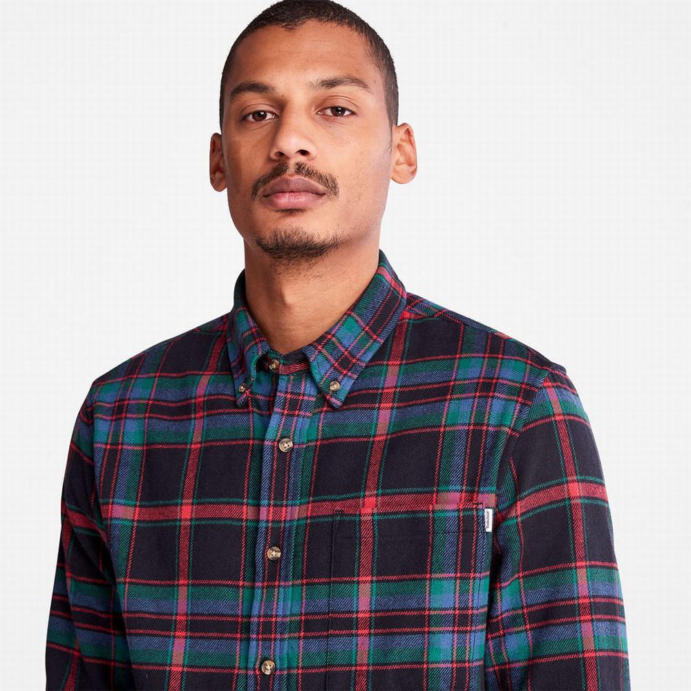 Pánské Košile Timberland Heavy Flannel Check Červené | TI64210-618