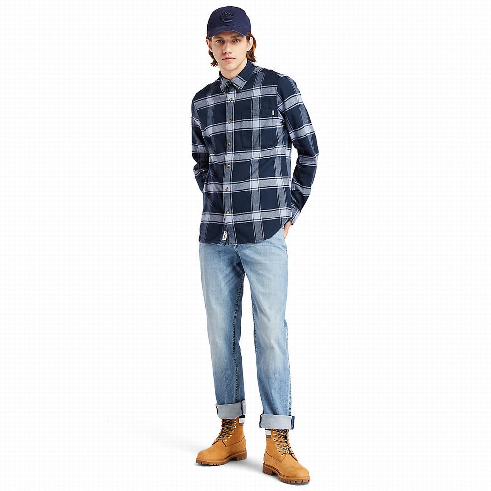 Pánské Košile Timberland Heavy Flannel Checked Blankyt | TI92516-479