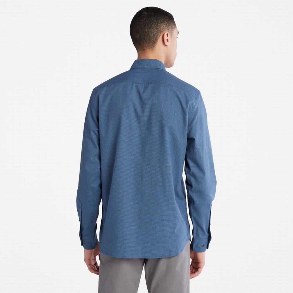 Pánské Košile Timberland Lightweight Flannel Tmavě Blankyt | TI87450-609