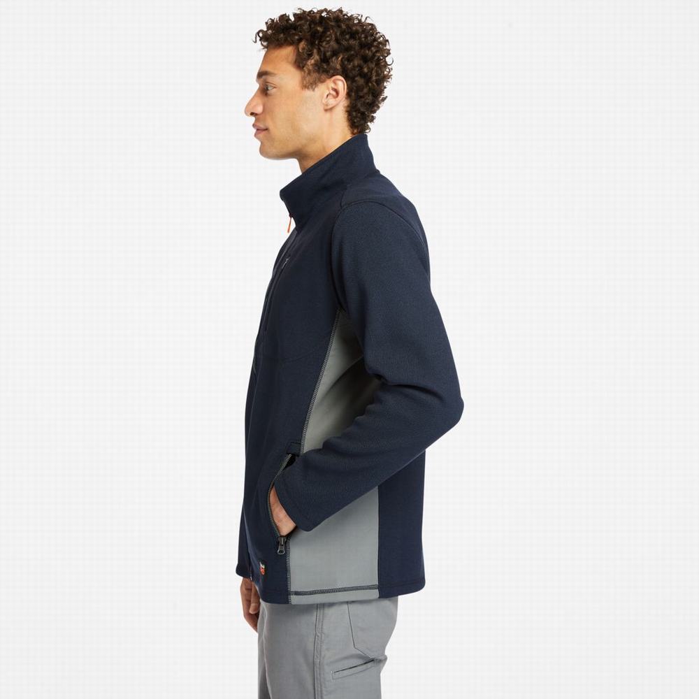 Pánské Košile Timberland PRO® Studwall Full-Zip Fleece Tmavě Blankyt | TI81936-938