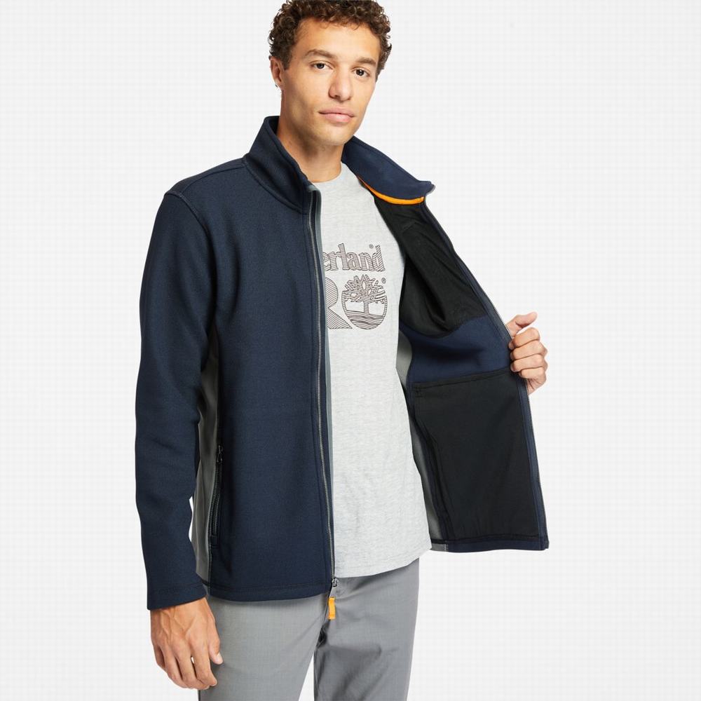 Pánské Košile Timberland PRO® Studwall Full-Zip Fleece Tmavě Blankyt | TI81936-938