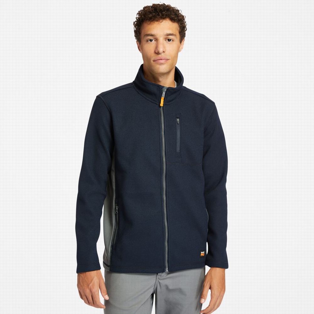 Pánské Košile Timberland PRO® Studwall Full-Zip Fleece Tmavě Blankyt | TI81936-938