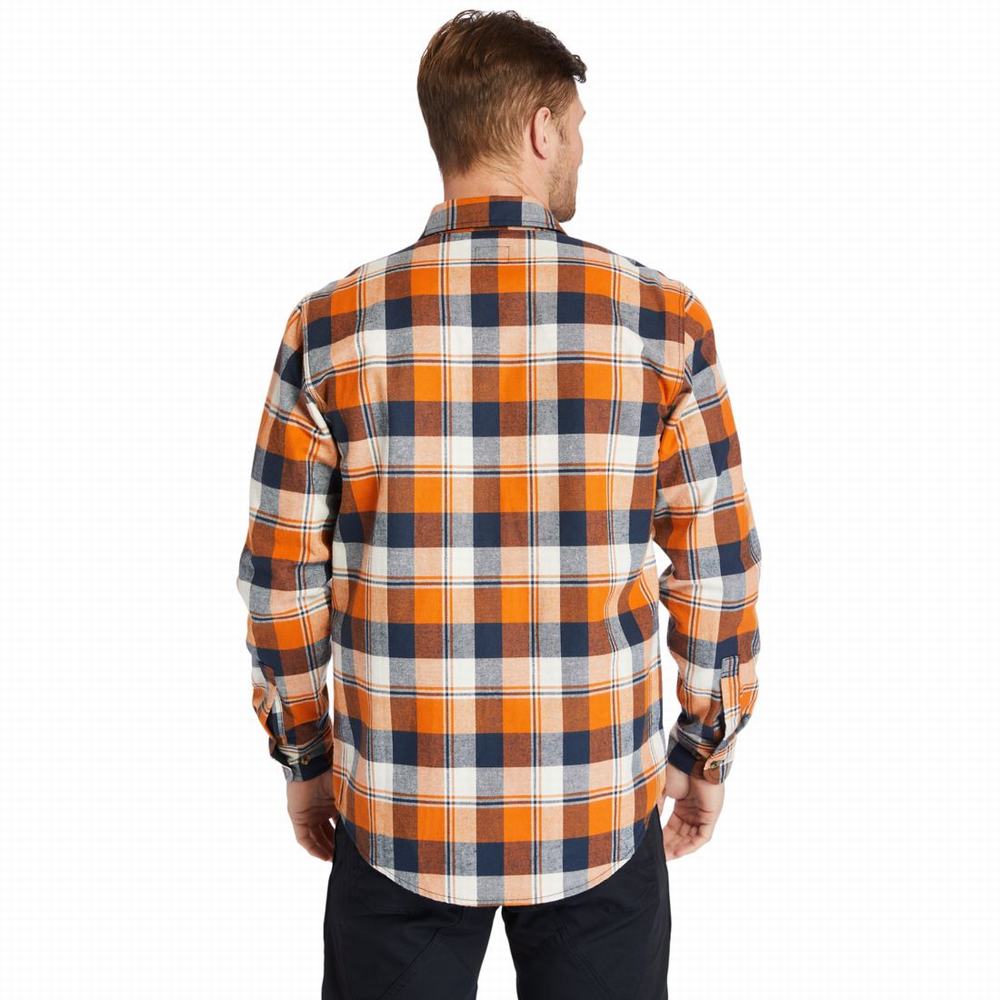 Pánské Košile Timberland PRO® Woodfort Heavyweight Flannel Pracovní Oranžové | TI38571-674
