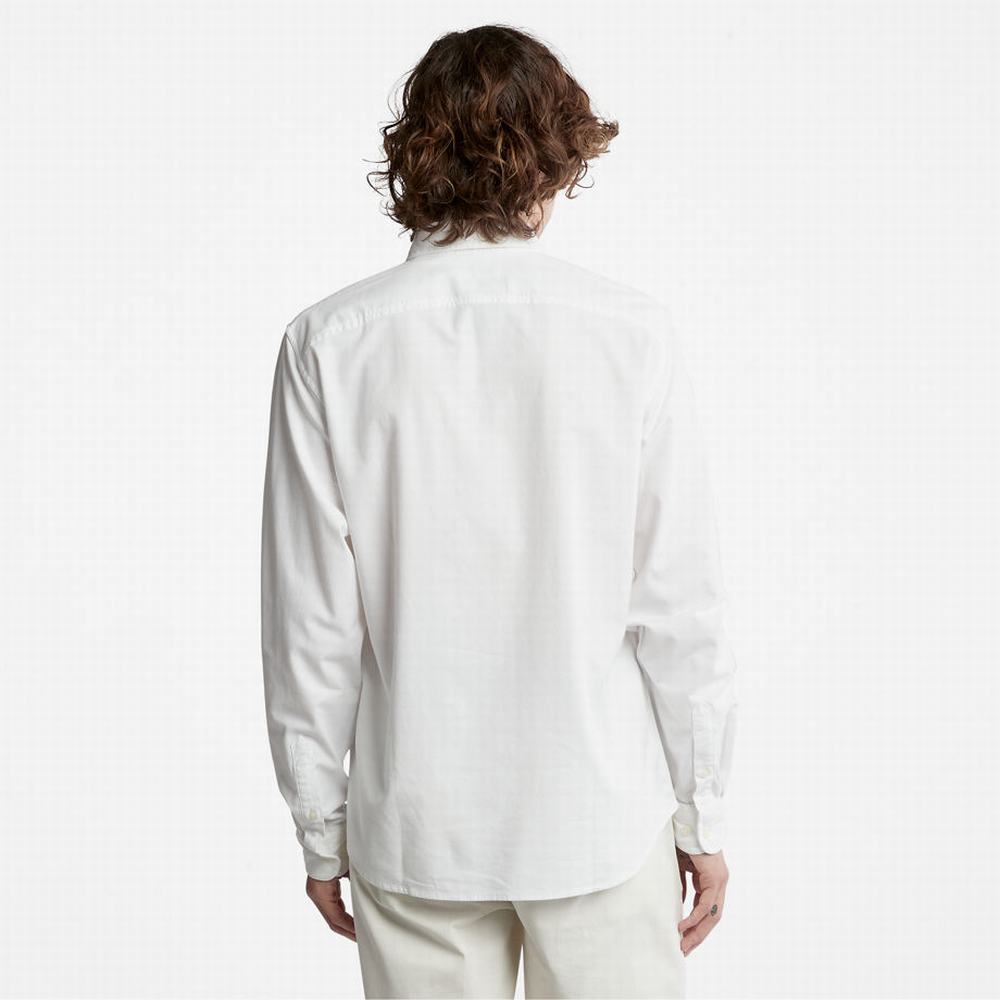 Pánské Košile Timberland Pleasant River Slim Oxford Bílé | TI74598-513