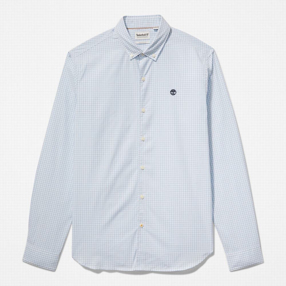 Pánské Košile Timberland Suncook River Gingham Blankyt | TI25680-319