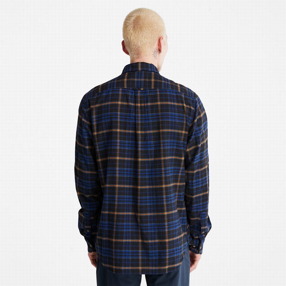Pánské Košile Timberland Tartan Shirt with SolucellAir™ Technologie Černé | TI92106-472