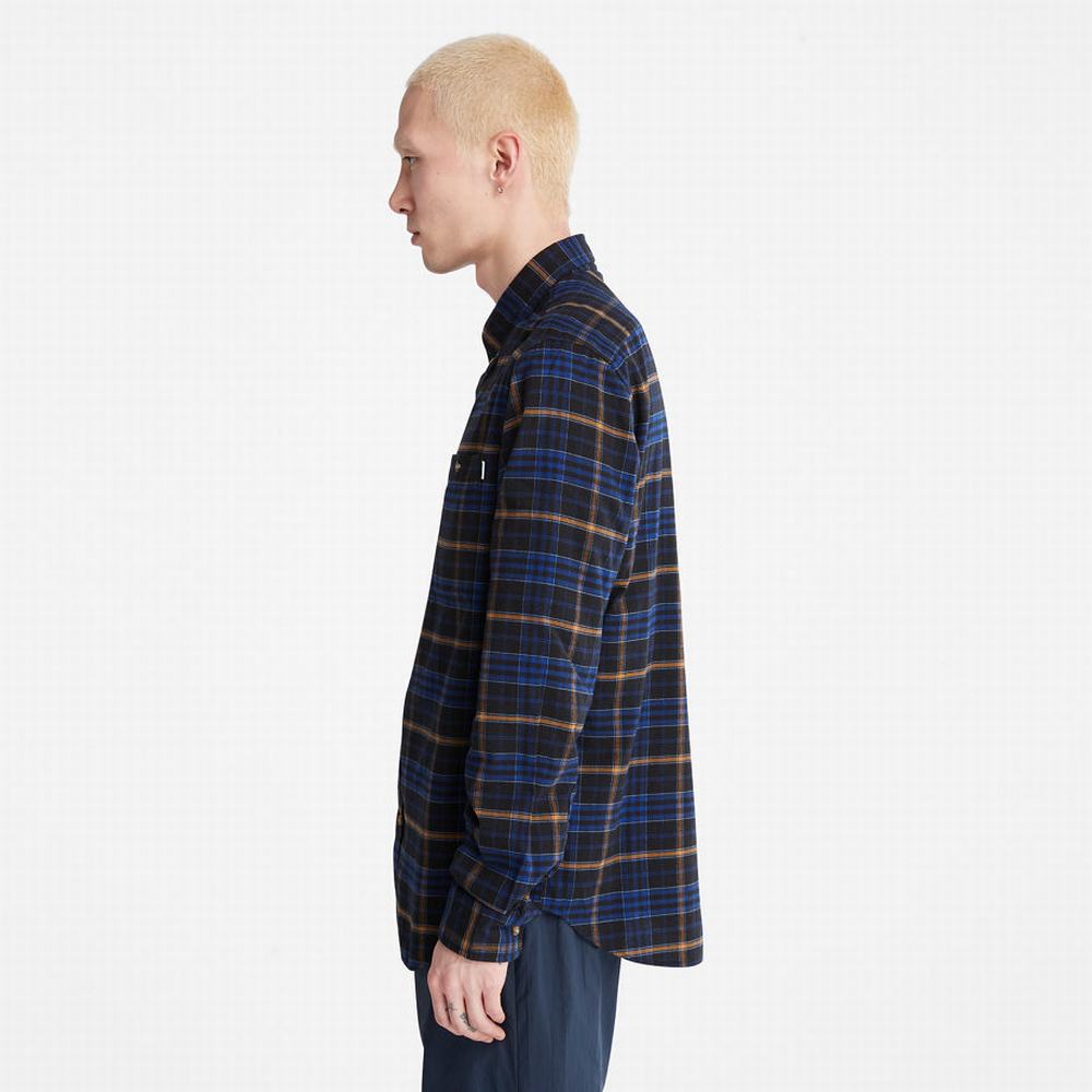 Pánské Košile Timberland Tartan Shirt with SolucellAir™ Technologie Černé | TI92106-472