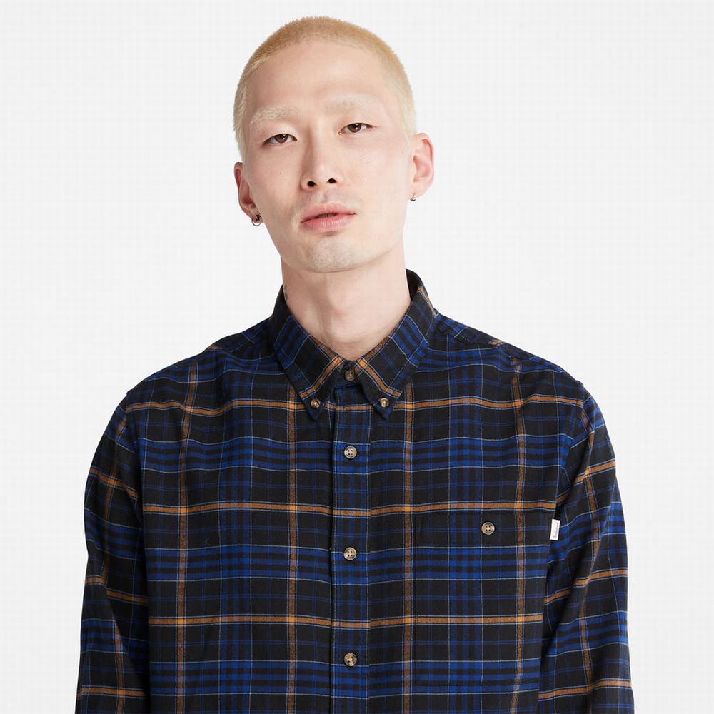 Pánské Košile Timberland Tartan Shirt with SolucellAir™ Technologie Černé | TI92106-472