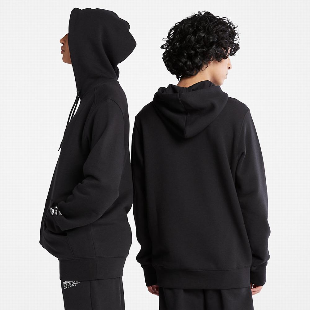 Pánské Mikiny S Kapucí Timberland All Gender Luxe Pohodlí Essentials Refibra™ Černé | TI34610-856