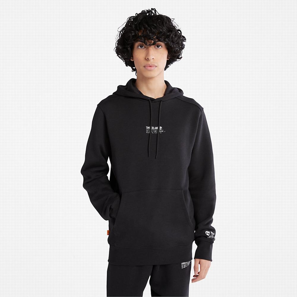 Pánské Mikiny S Kapucí Timberland All Gender Luxe Pohodlí Essentials Refibra™ Černé | TI34610-856