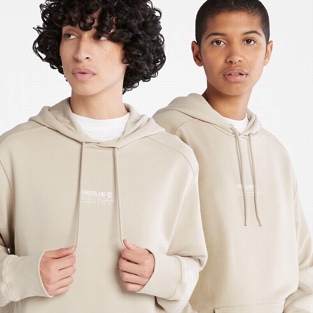 Pánské Mikiny S Kapucí Timberland All Gender Luxe Pohodlí Essentials Refibra™ Světle Šedé | TI97381-593