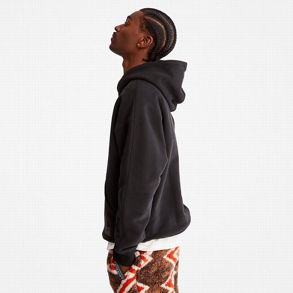 Pánské Mikiny S Kapucí Timberland Bee Line x Timberland® Logo Černé | TI95821-432