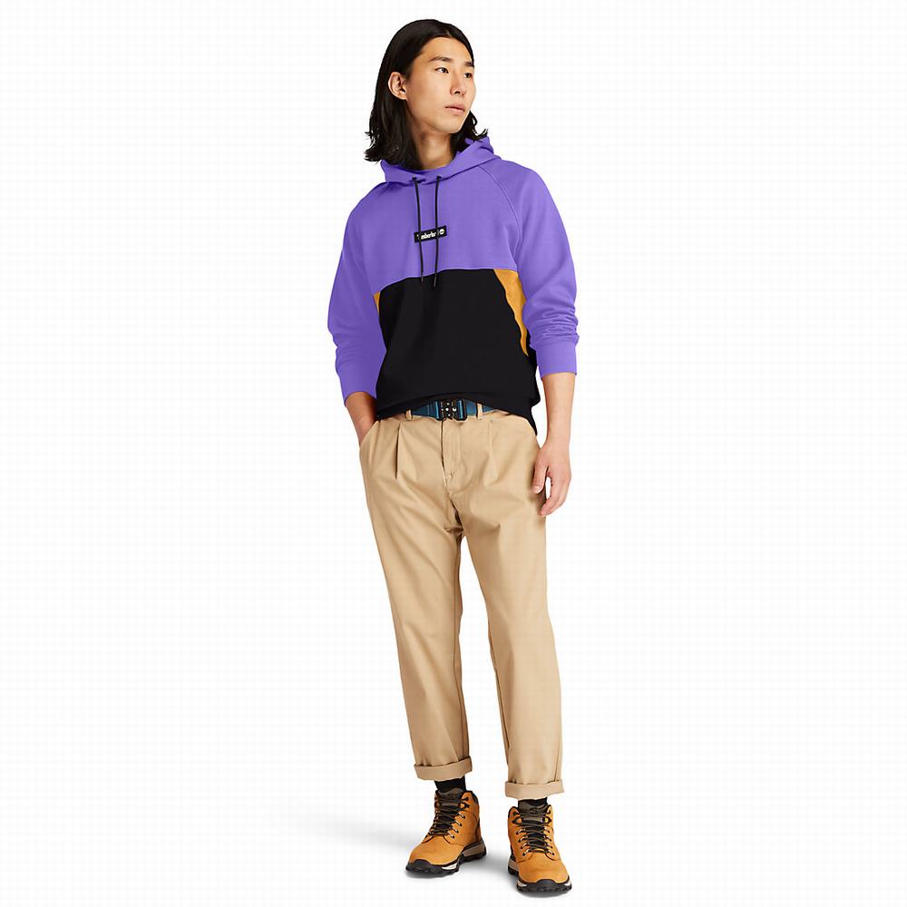 Pánské Mikiny S Kapucí Timberland Cut-and-sew Blankyt | TI67398-429