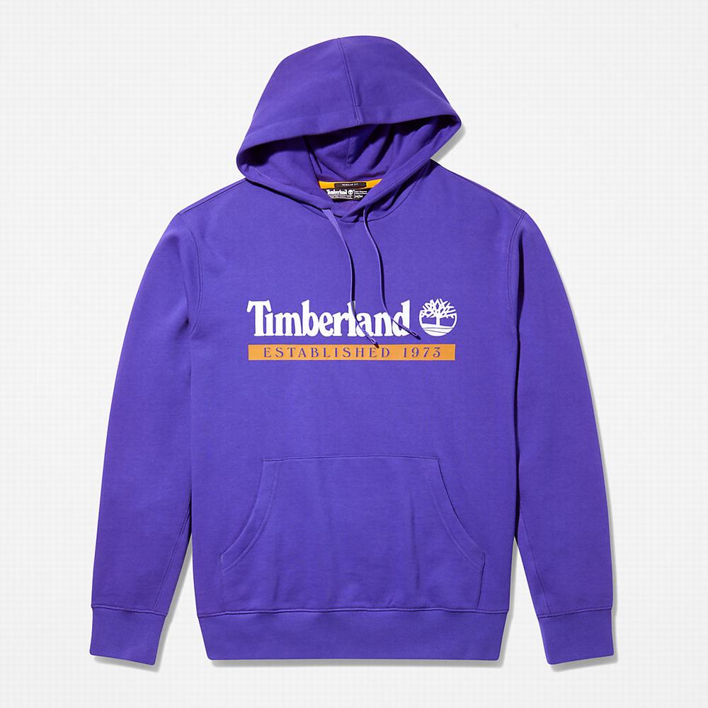 Pánské Mikiny S Kapucí Timberland Established 1973 Fialové | TI32974-051