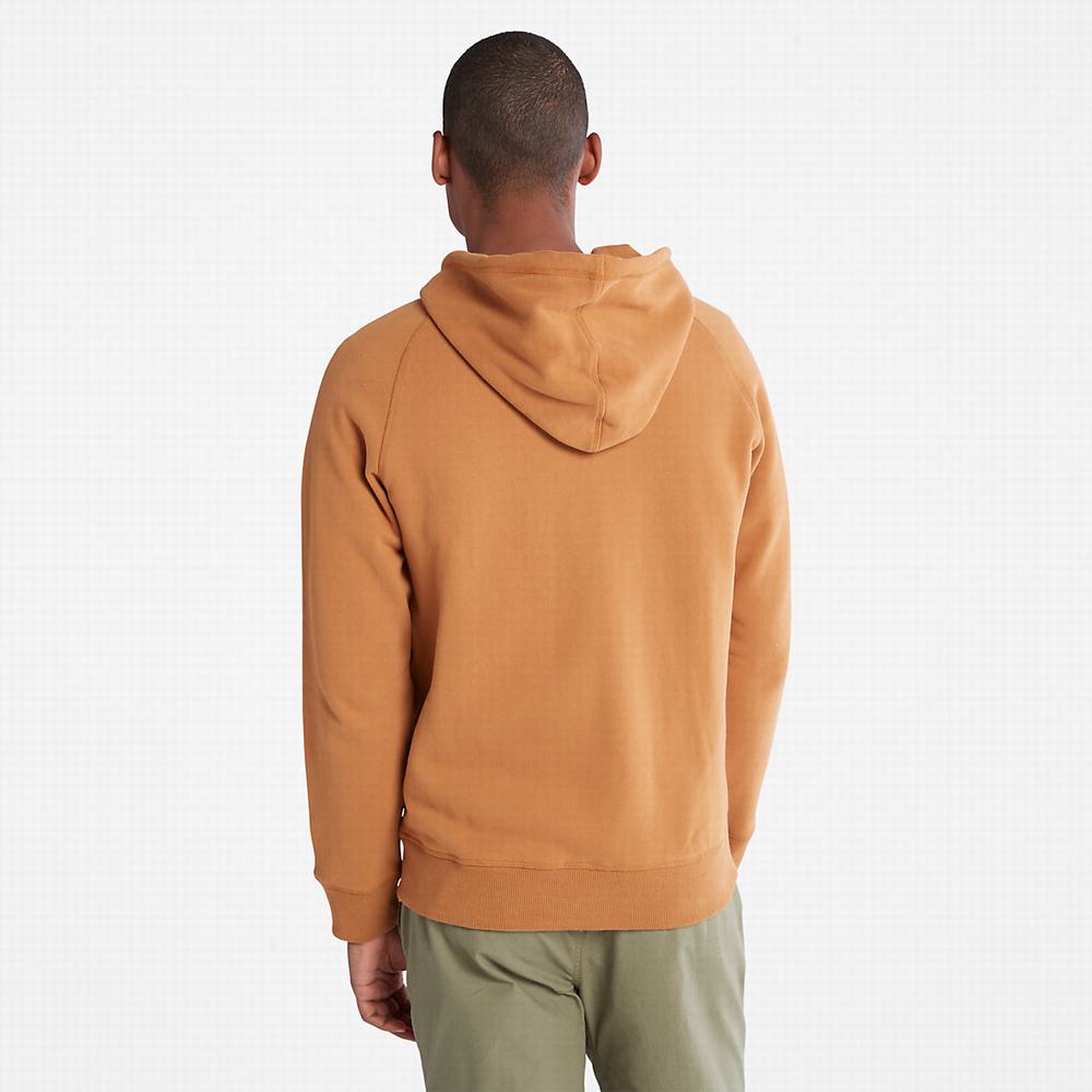 Pánské Mikiny S Kapucí Timberland Exeter River Zip-Front Fleece Světle Hnědé | TI58926-931