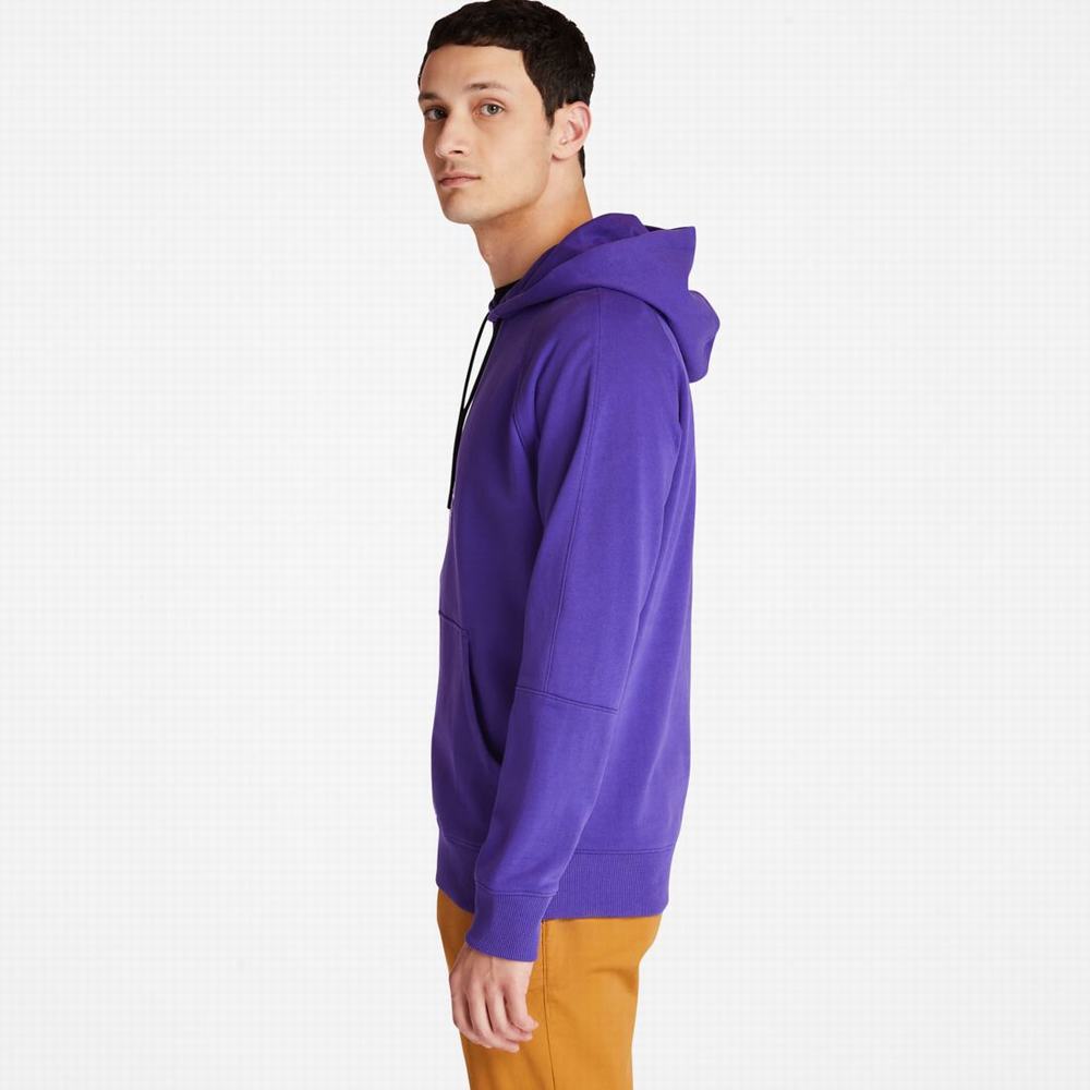 Pánské Mikiny S Kapucí Timberland Heavyweight Logo Tmavě Blankyt | TI83047-503