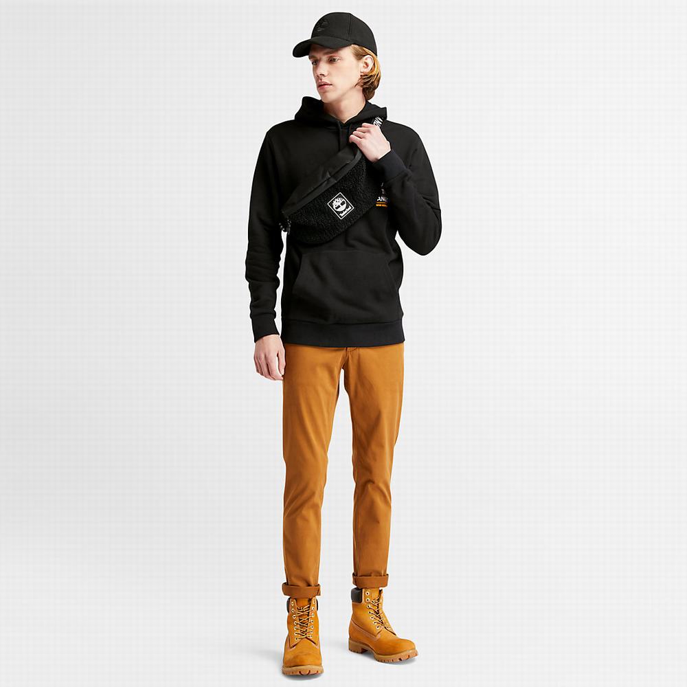 Pánské Mikiny S Kapucí Timberland Nature Needs Heroes™ Graphic Černé | TI75924-257
