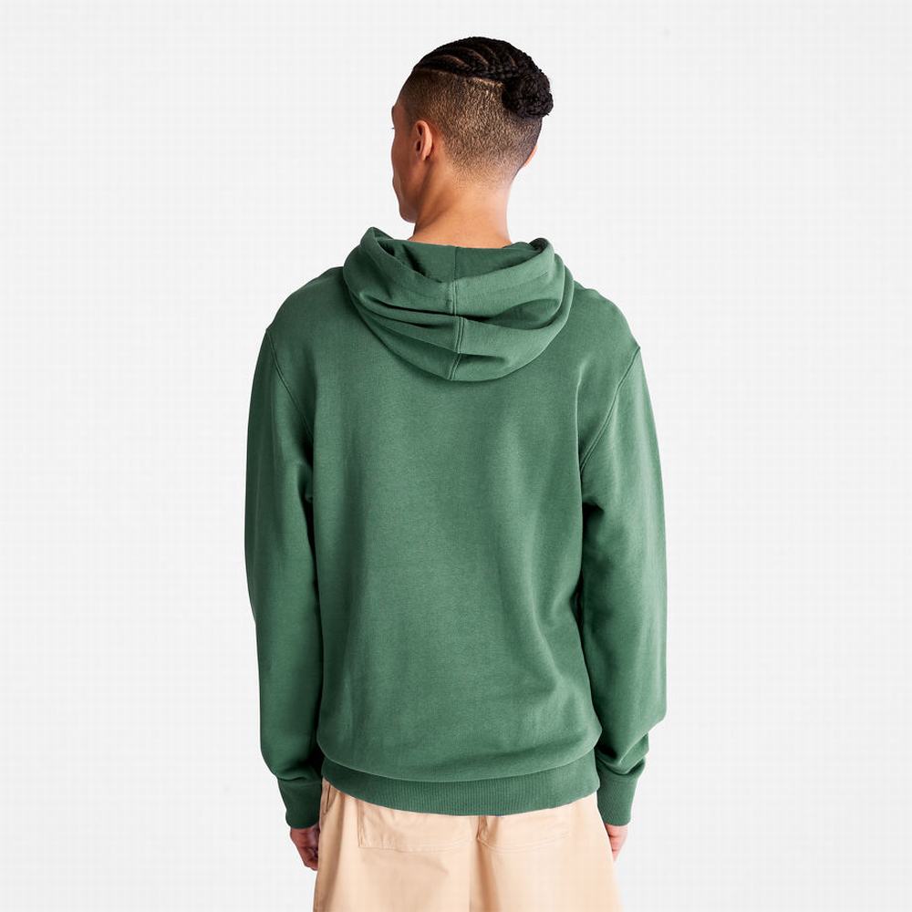 Pánské Mikiny S Kapucí Timberland Outdoor Heritage EK+ Graphic Zelene | TI46927-506