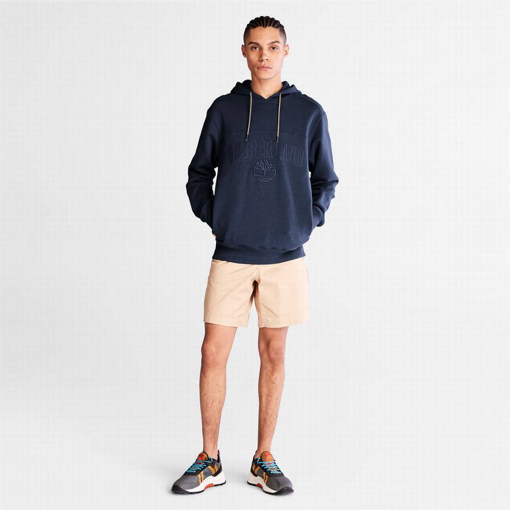 Pánské Mikiny S Kapucí Timberland Outdoor Heritage EK+ Graphic Tmavě Blankyt | TI62784-746