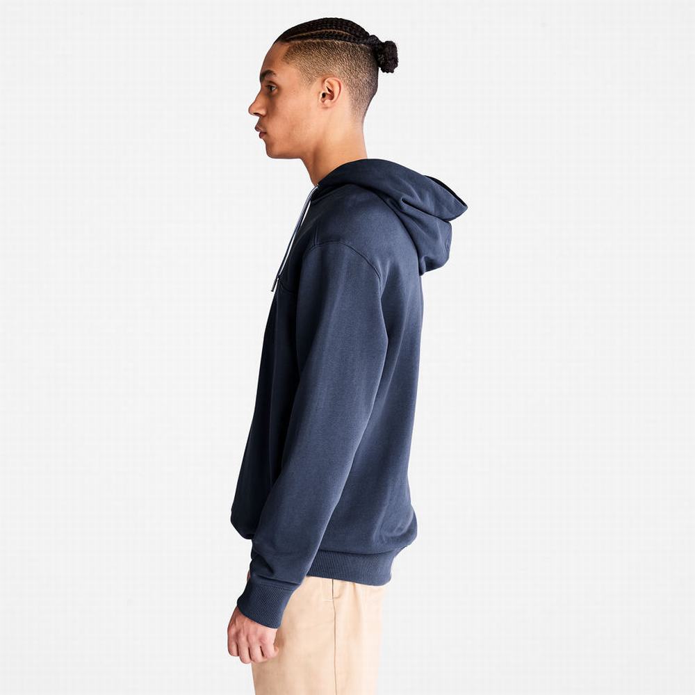 Pánské Mikiny S Kapucí Timberland Outdoor Heritage EK+ Graphic Tmavě Blankyt | TI62784-746