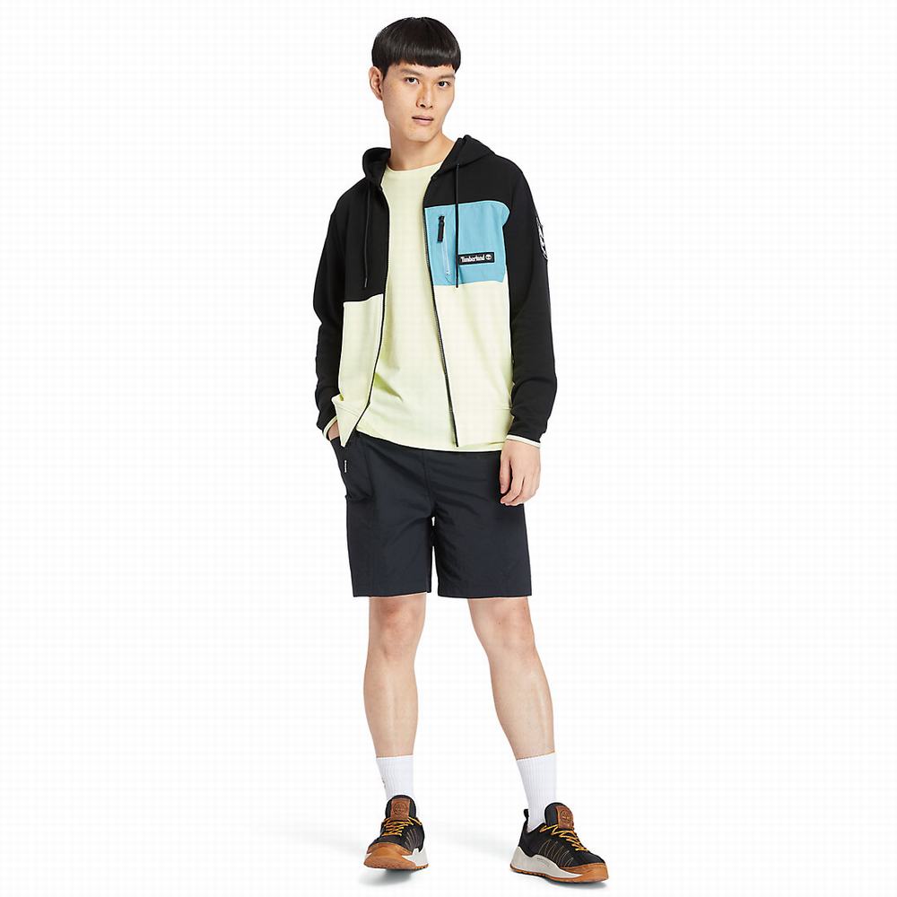 Pánské Mikiny S Kapucí Timberland Outdoor Archive Full-zip Černé Zelene | TI83029-230