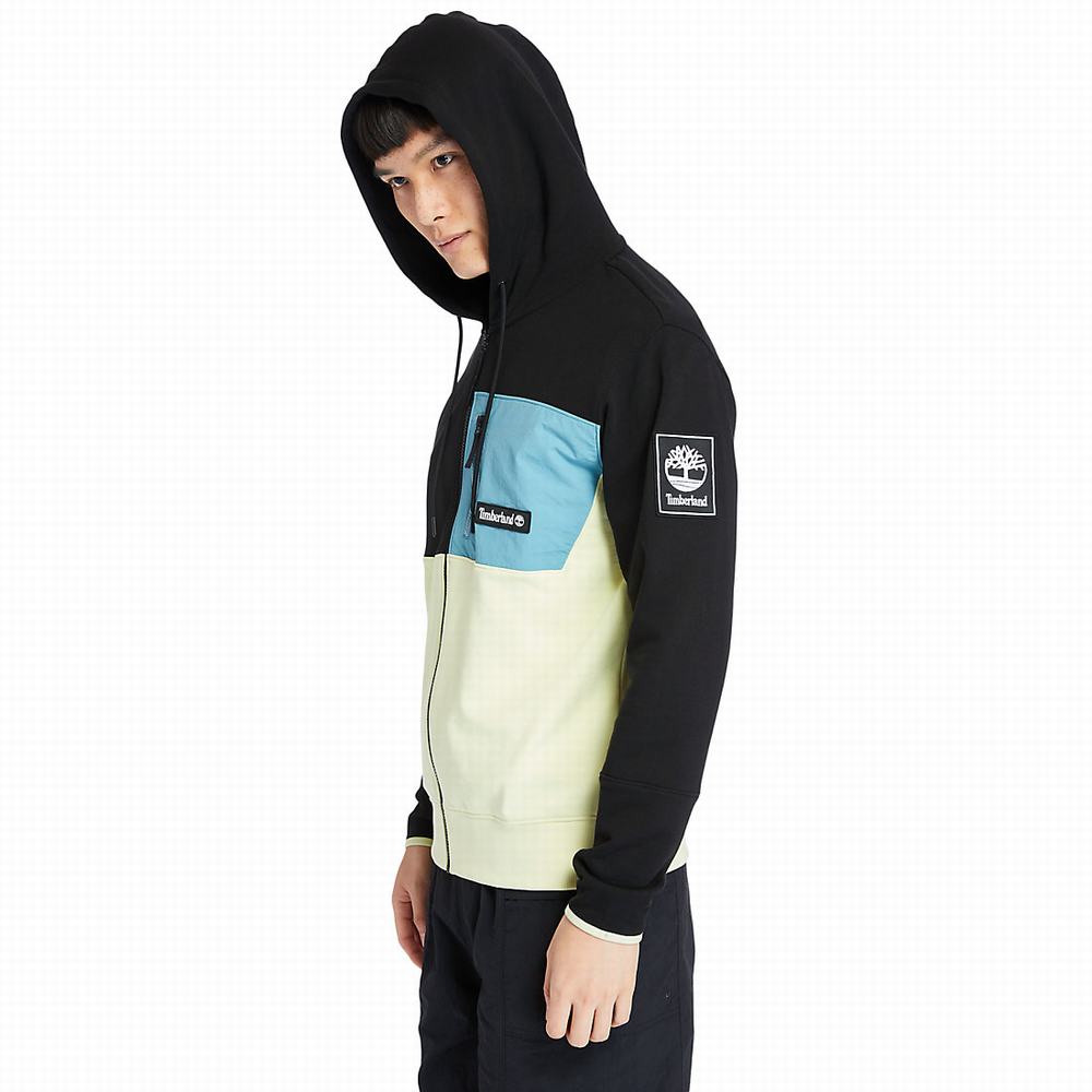 Pánské Mikiny S Kapucí Timberland Outdoor Archive Full-zip Černé Zelene | TI83029-230