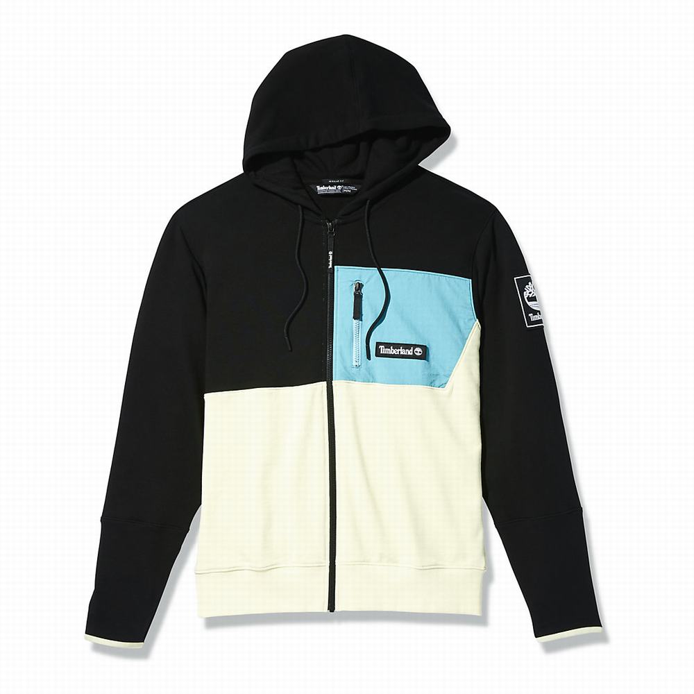 Pánské Mikiny S Kapucí Timberland Outdoor Archive Full-zip Černé Zelene | TI83029-230