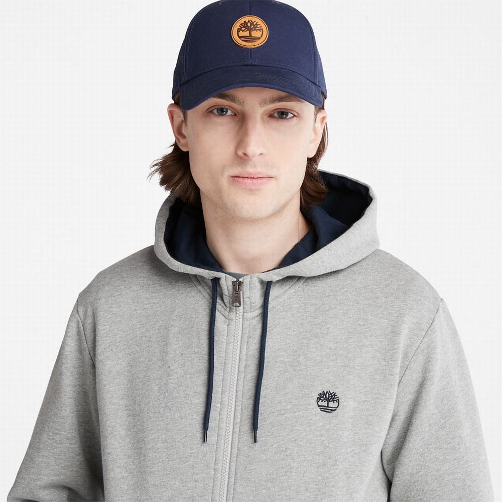 Pánské Mikiny S Kapucí Timberland Oyster River Zip Šedé | TI80356-189