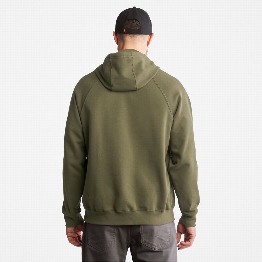 Pánské Mikiny S Kapucí Timberland PRO® Hood Honcho Sport Pullover Olivy Zelené | TI34921-398