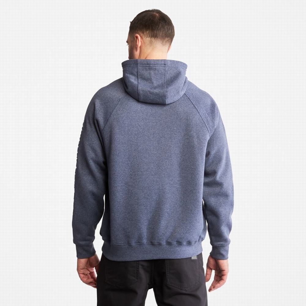 Pánské Mikiny S Kapucí Timberland PRO® Hood Honcho Sport Embossed Logo Pullover Tmavě Blankyt | TI39208-736