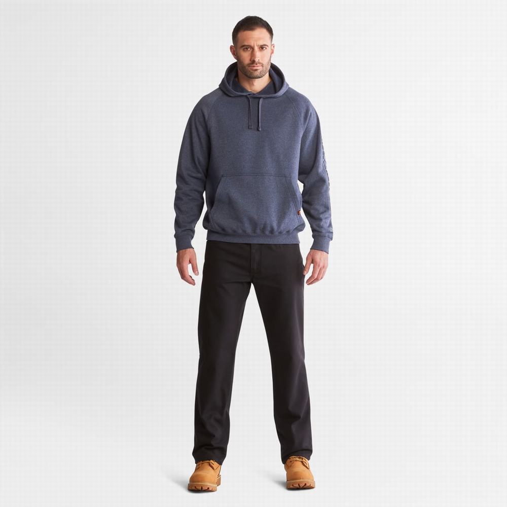 Pánské Mikiny S Kapucí Timberland PRO® Hood Honcho Sport Embossed Logo Pullover Tmavě Blankyt | TI39208-736
