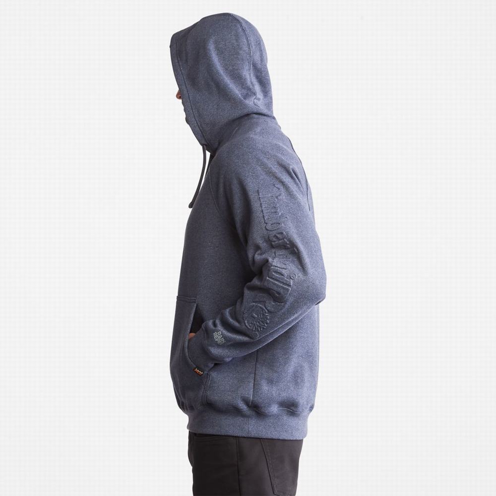 Pánské Mikiny S Kapucí Timberland PRO® Hood Honcho Sport Embossed Logo Pullover Tmavě Blankyt | TI39208-736